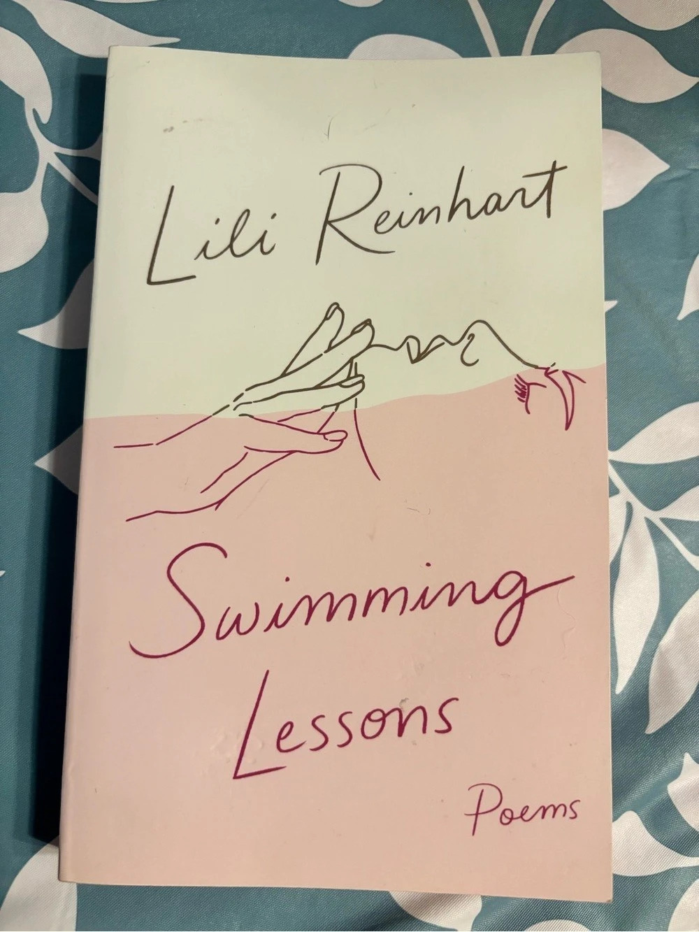 St. Martin's Press Swimming Lessons Poetry Book Pink & Cream